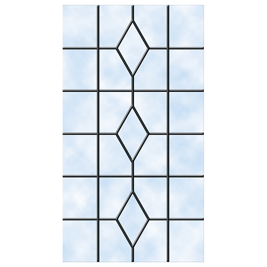Ultimate Collection, Bespoke Doors, Queen Caroline Glazing Pattern