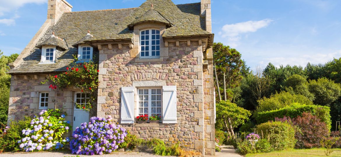 French Brittany typical house
