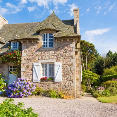 French Brittany typical house