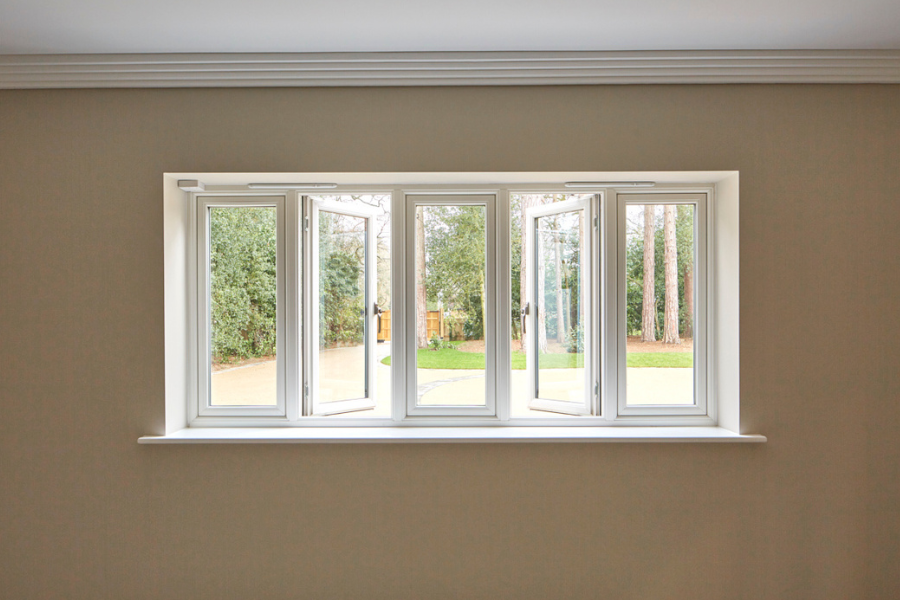 Modern UK home with energy-efficient PVCu windows